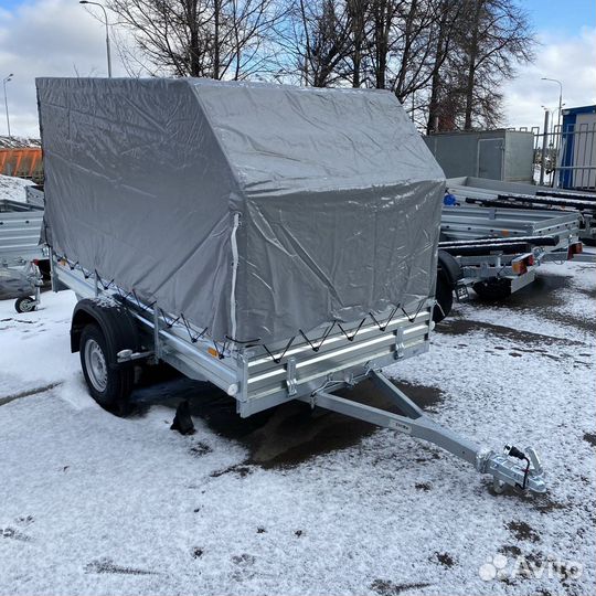 Легковой прицеп 2.7х1.5 с тентом скос