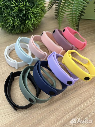 Ремешок силиконовый Mi Band 3/4/5/6