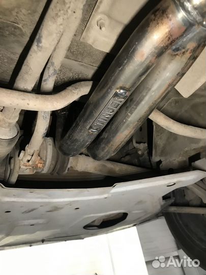 Выхлопная система стингер приора хетчбэк