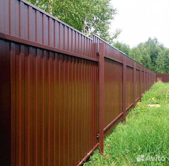 Забор из профлиста
