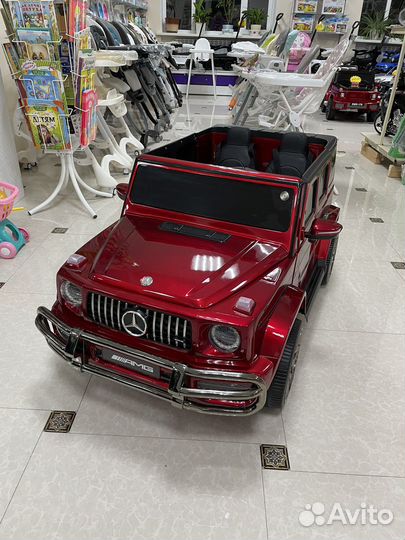 Электромобиль Mercedes Benz G63 двухместный гелик