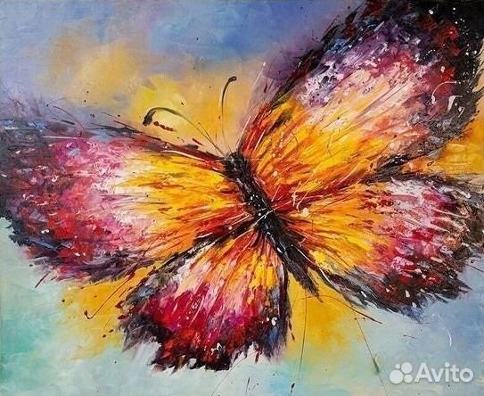 Текстурная картина маслом бecплaтнaя примерка