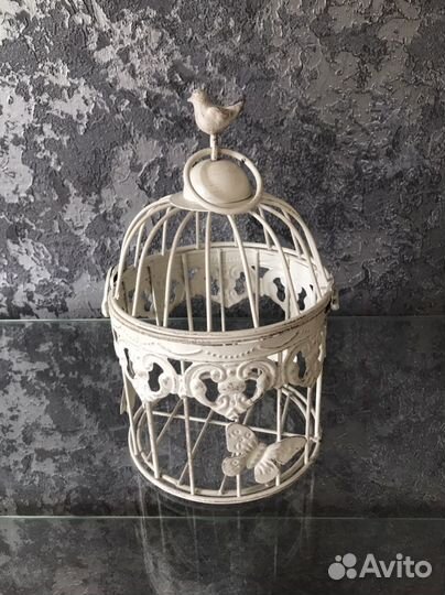Клетка декоративная винтажная