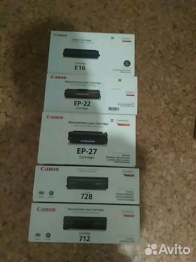 Картридж Canon EP-27,EP-22, E-16, 728,712