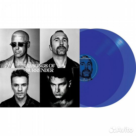 U2 Songs Of Surrender 2xLP Blue Vinyl 2023 винил