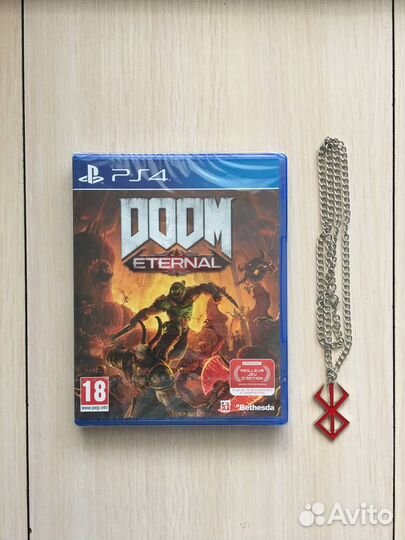 Doom Eternal PS4 + медальон