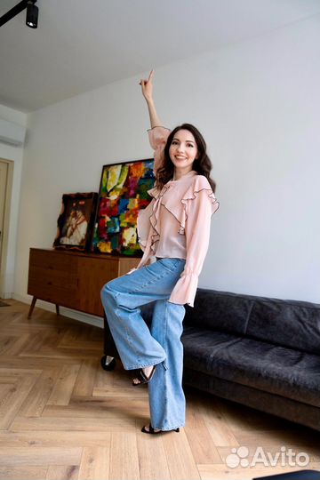 Джинсы GJ wide leg 36/158