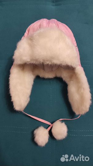 Шапка ушанка зимняя детская на 2-4 года