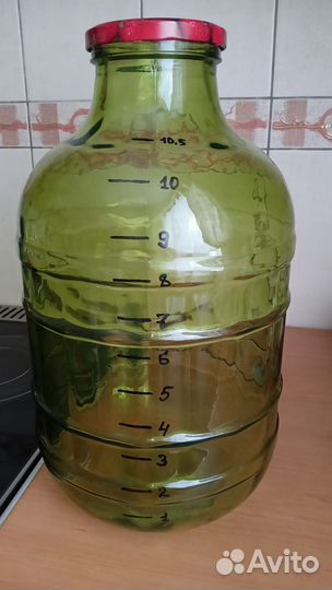 Банка 10 литров стеклянная