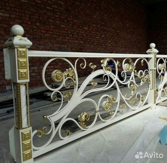 Кованые перила для лестниц