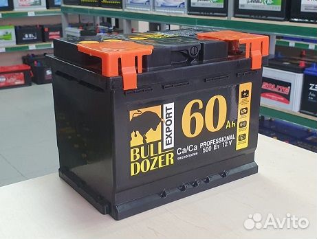 Аккумулятор bulldozer 12V 60Ah 500A Оп