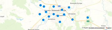На карте