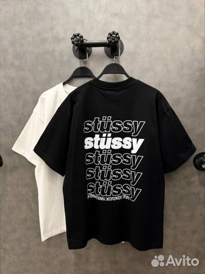 Stussy футболка оверсайз унисекс (хит сезона)