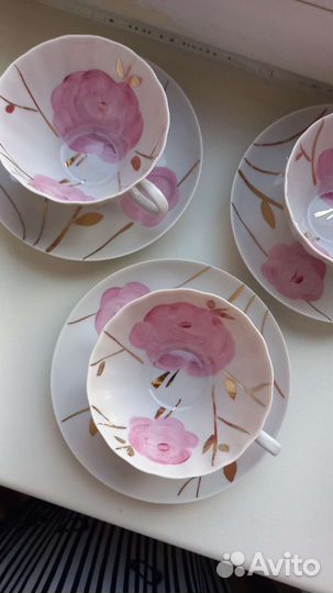 Чайные пары Весенний агашки Дулево