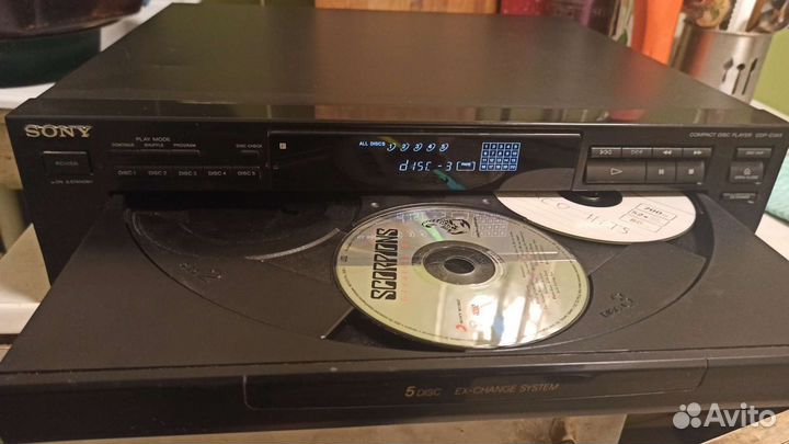 Cd проигрыватель sony CDP C365