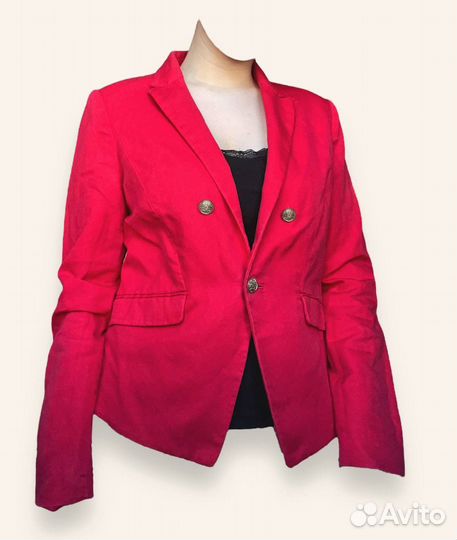 Пиджак mango красный