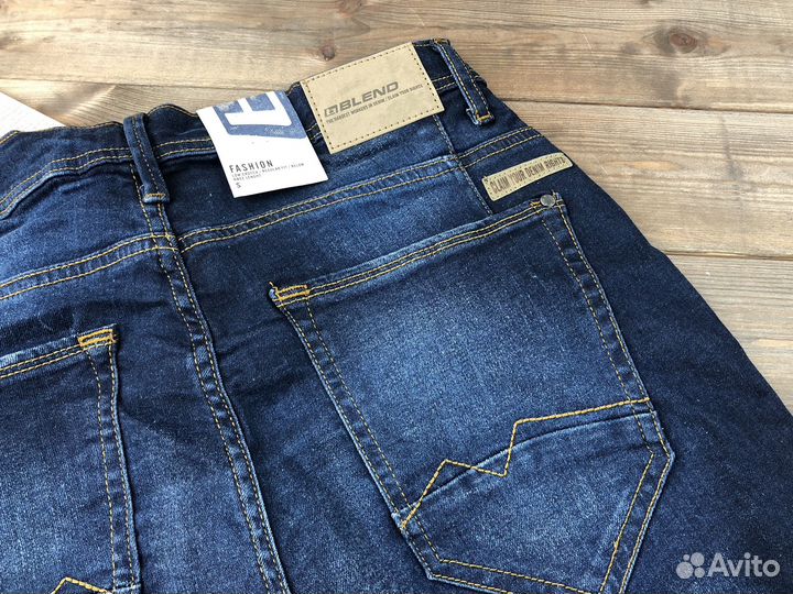 Шорты джинсовые мужские удлиненные Дания