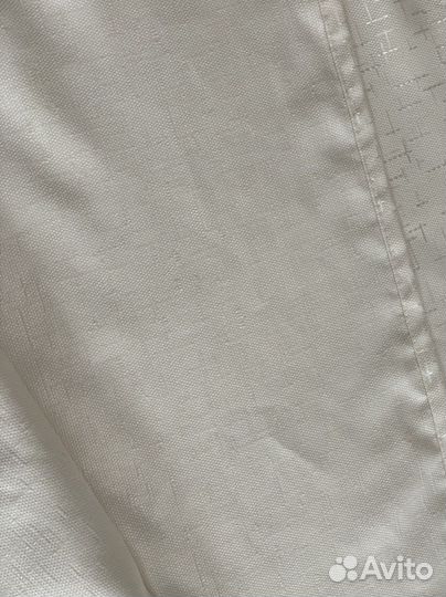 Штора кремовая 147*203 1 шт занавеска