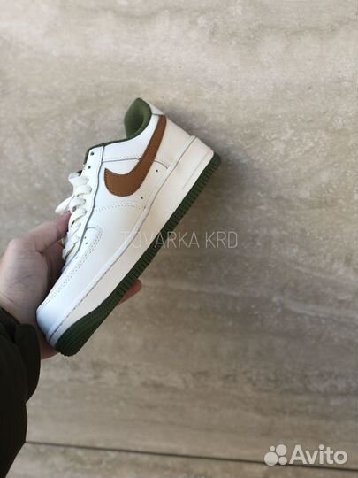 Кроссовки Nike Air Force 1 Cream Orange