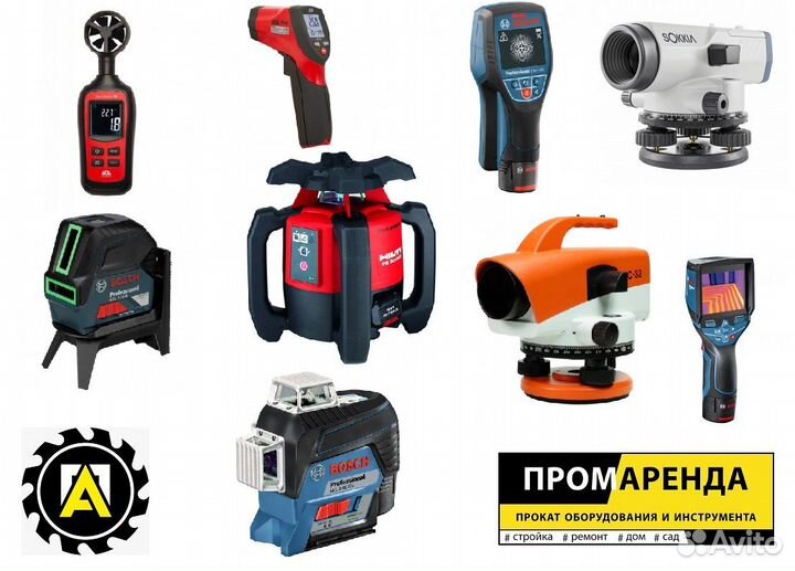 Измерительное оборудование в аренду прокат