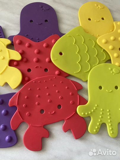 Мини коврики для ванной 12 шт