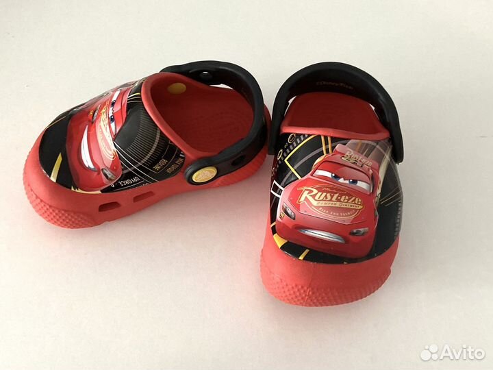 Детские сандали-сабо crocs c5 тачки 20-21 р-р