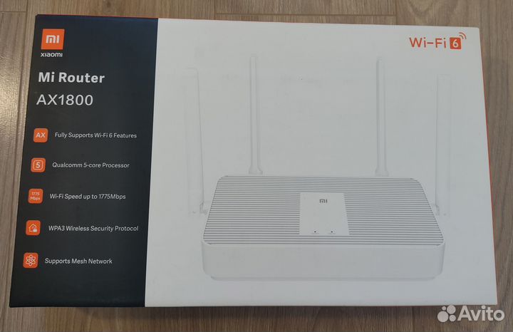 Wi-Fi роутер Xiaomi Mi Router AX1800