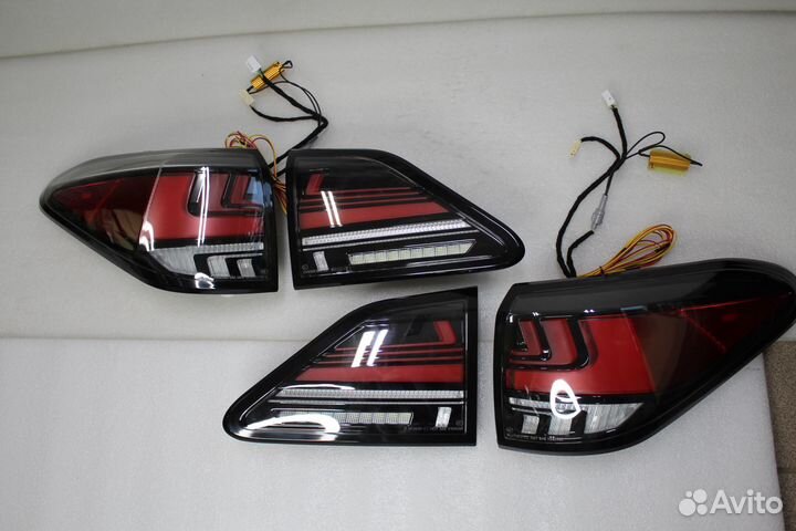 Стопы RX 350 / RX 270 / RX 450H дизайн 2016+, крас