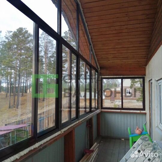 Остекление балконов. Окна пвх