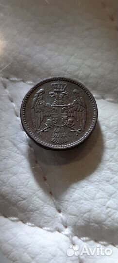 Монета 1912 5 пара Сербия