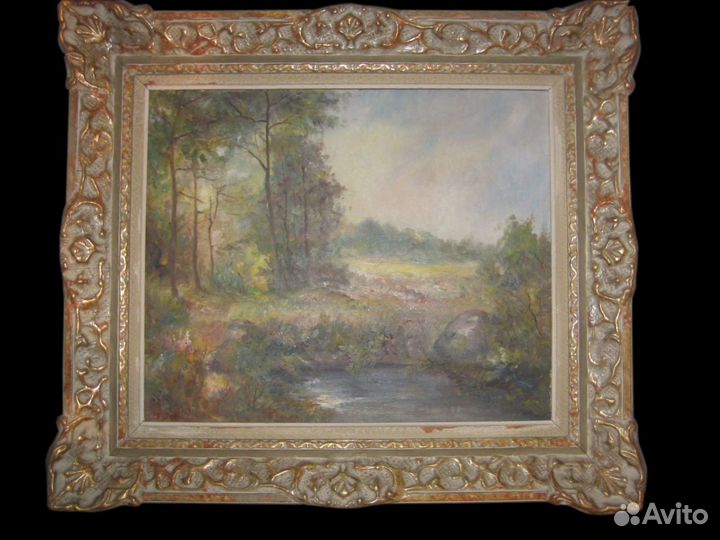 Антикварная картина 1940-е годы