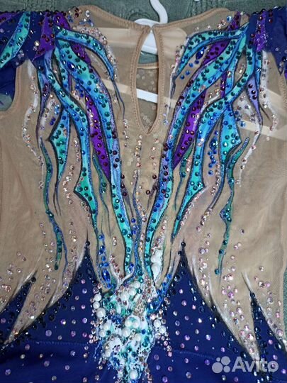 Аренда 122-134 купальник для гимнастики