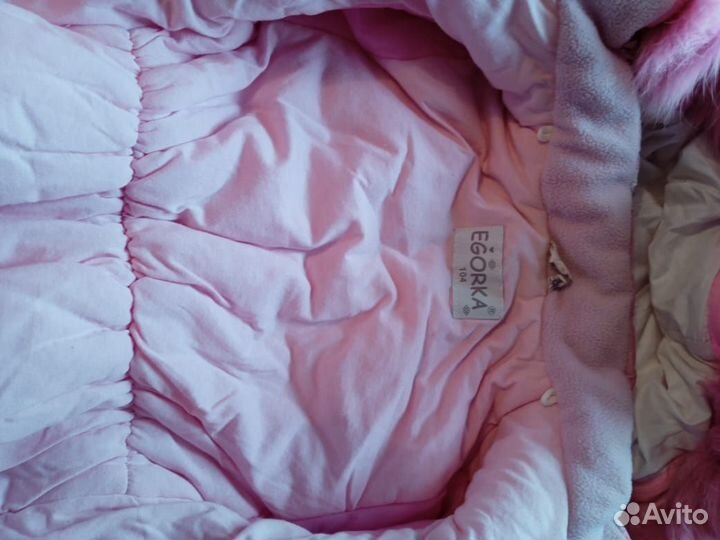 Зимний костюм для девочки 104