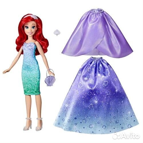 Кукла Princess Hasbro Disney Ариэль с платьями