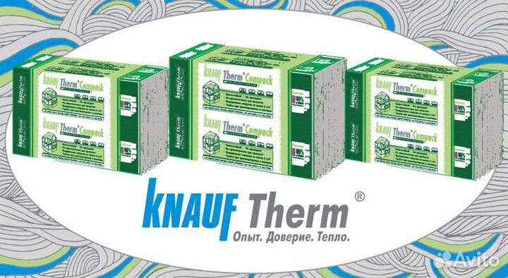 Knauf Therm пенопласт Фундамент 100х600х1200 мм