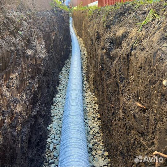 Монтаж дренажа грунтовых вод