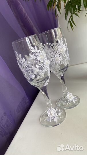 Свадебные фужеры (бокалы)