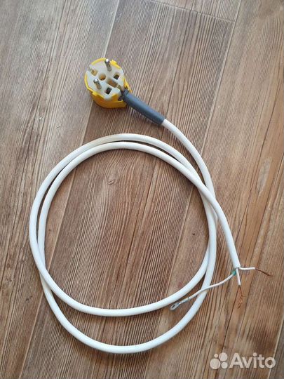 Провода, шнур с вилкой, вилка электрическая