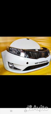 Бампер задний kia Rio 4 в цвет кузова