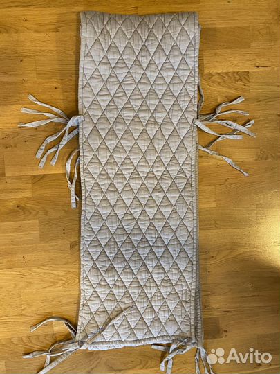 Бортик в кроватку из органического хлопка 360*30