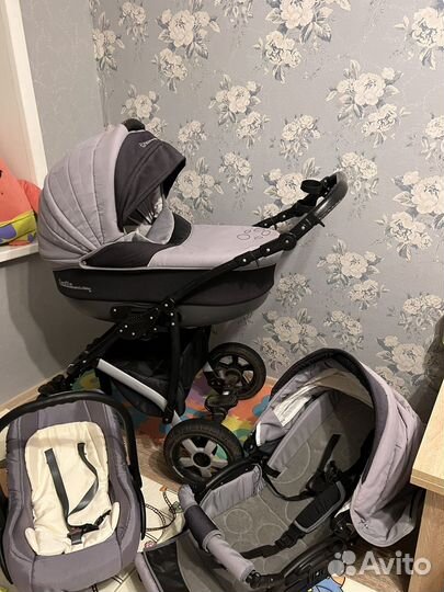 Коляска 3 в 1 camarelo