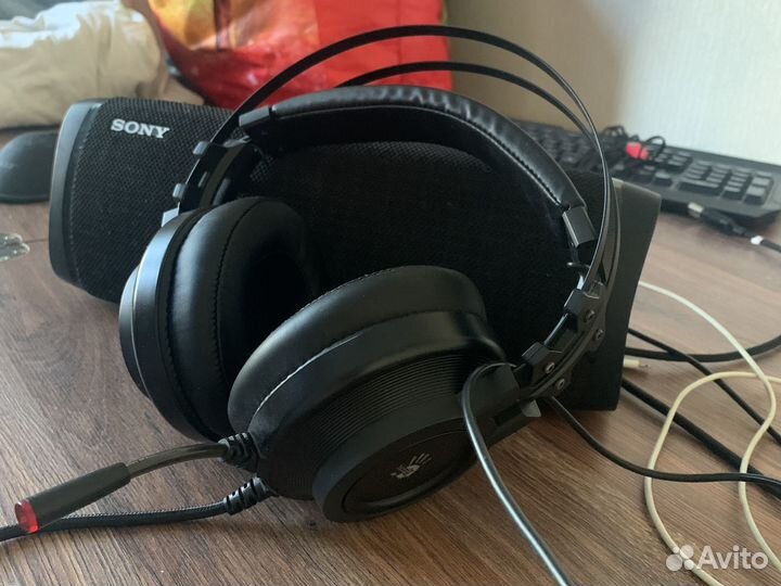 Игровые наушники A4Tech Bloody G525 Black