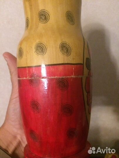 Матрешка СССР Полхов-Майданская роспись