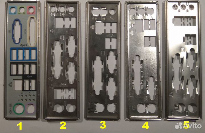 Заглушка материнской платы, задняя планка