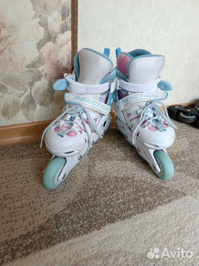 Роликовые коньки детские раздвижные