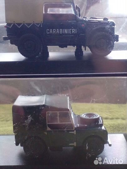 Модели джипов 1/43 Fiat, Land Rover