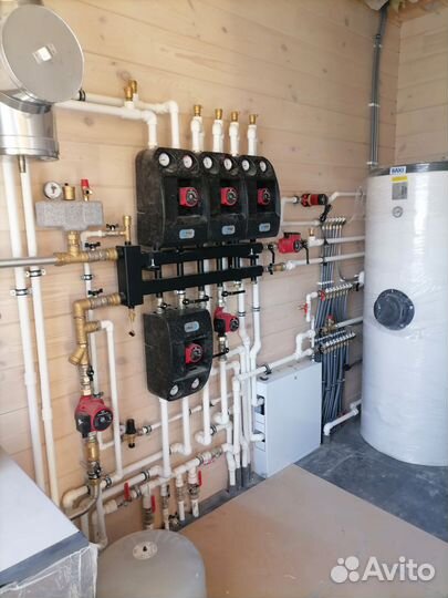 Монтаж отопление водоснабжение канализации