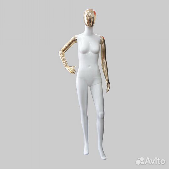Манекен женский/мужской глянцевый с головой