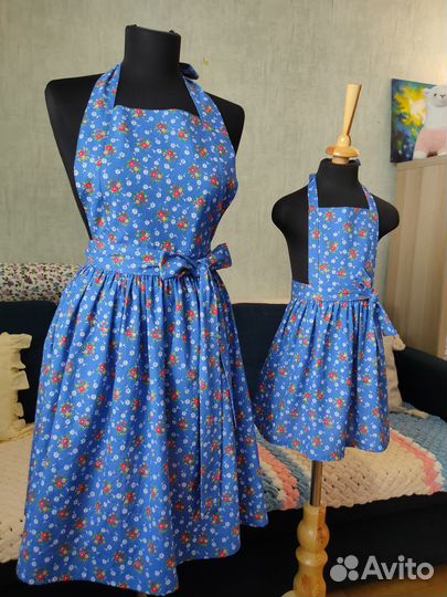 Комплект фартуков для мамы и дочки