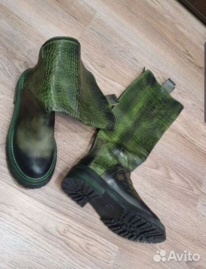 Сапоги женские натуральная кожа
